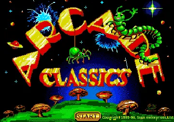 Arcade Classics (USA, Europe) screen shot title